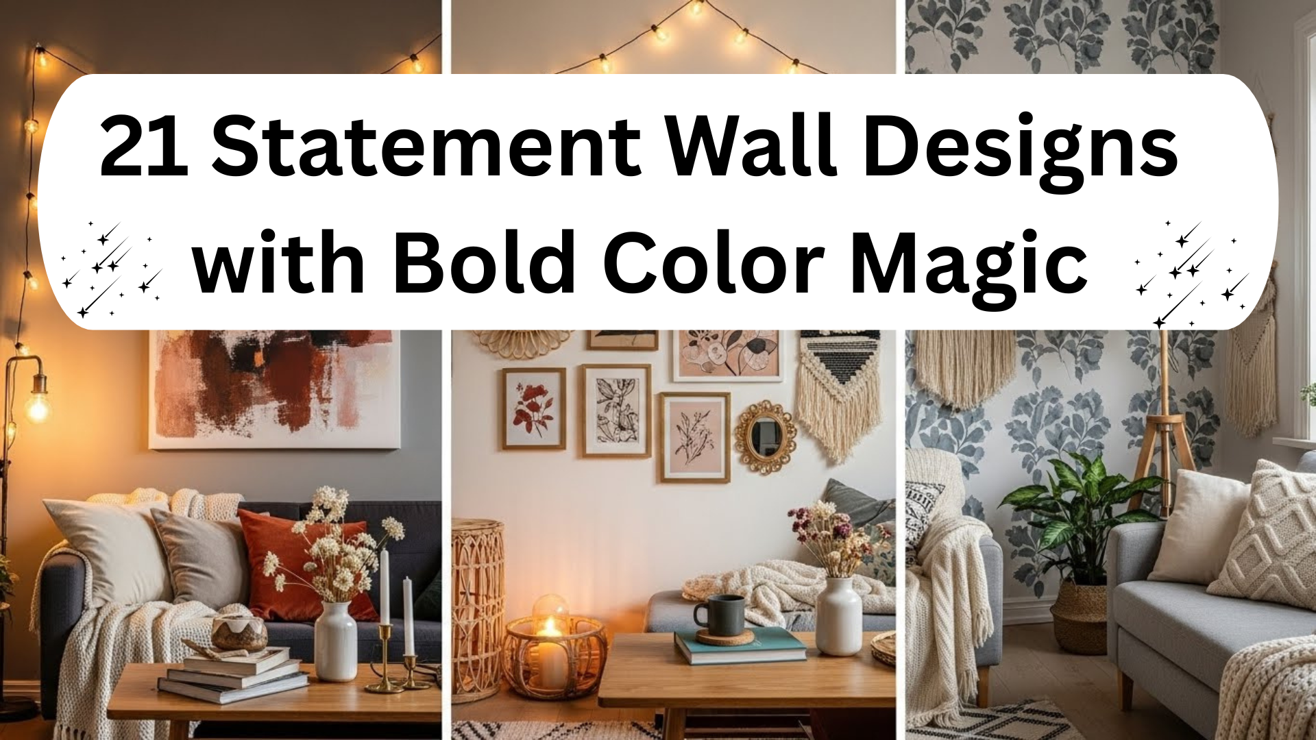 21 Statement Wall Designs with Bold Color Magic