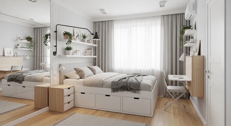 21 Tiny Bedroom Design Ideas That Feel Spacious