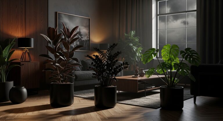 25 Moody Living Room Ideas for a Dark, Dramatic Ambiance