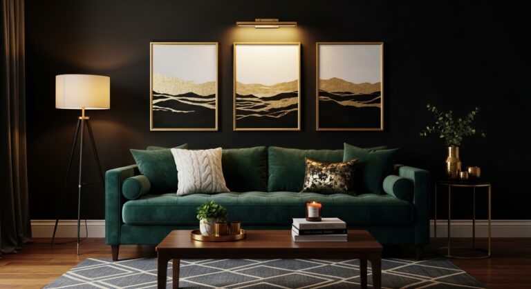 20 Black Accent Wall Ideas for a Bold Living Room Look